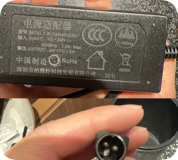 *Brand NEW* 24V 1.5A 36W 3-Pin AC-DC Power Adapter Replacement Compatible with Baiyaxuan BYX3-2401500D, Univer